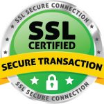 Vector image of SSL certified protection