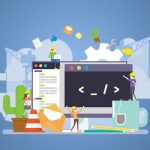 thumbnail of blog post about the easy basic fundamental steps to building a website.