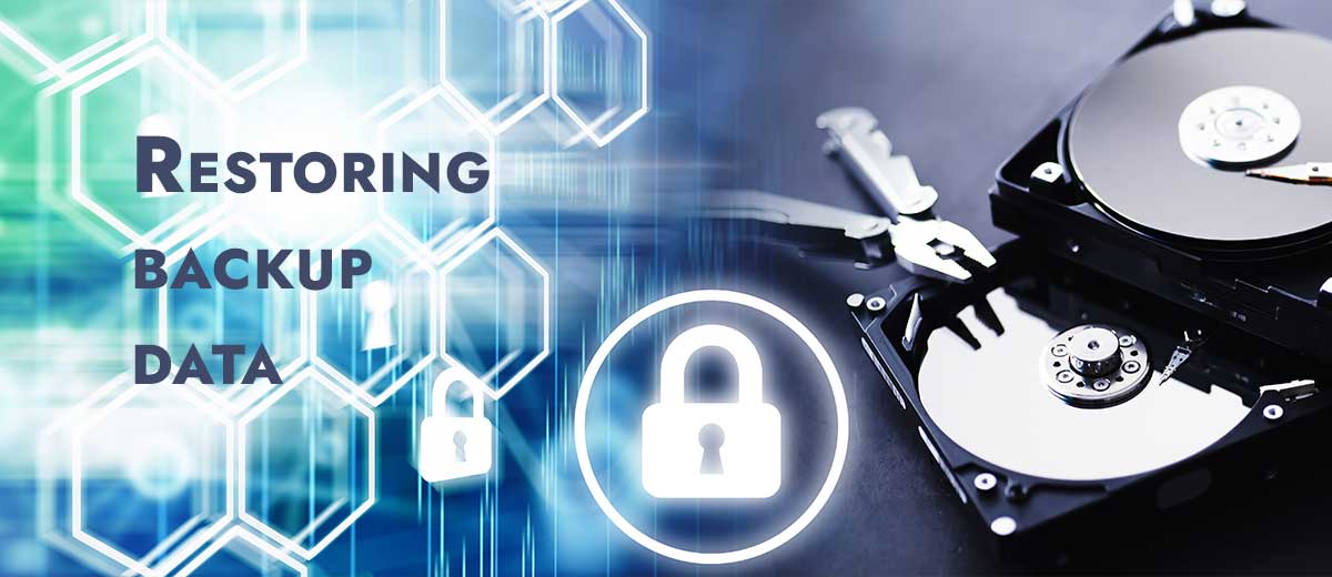 image of a lock over hard drive with an overlay of digital energy.